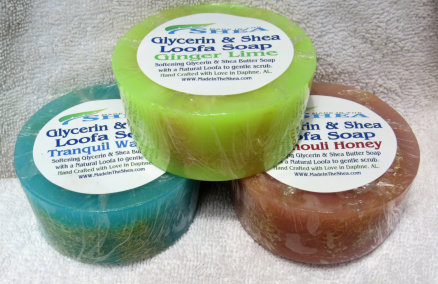 Glycerin & Shea Loofa Soap