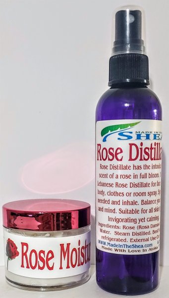 Rose moisture and 100% Rose Distillate Toner Set